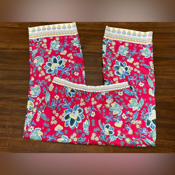 Anthropologie-Maeve Printed Pull-On Pants - Picture 8 of 11